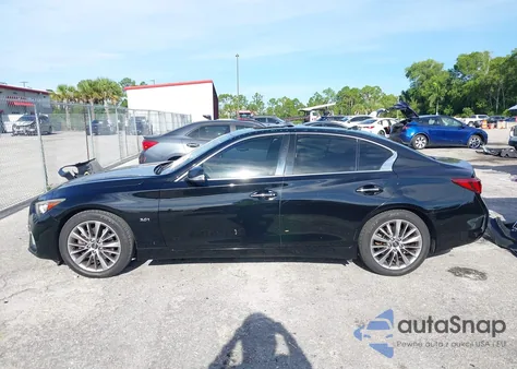 2018 Infiniti Q50 3.0T Luxe from USA, damaged, VIN JN1EV7AP2JM359200